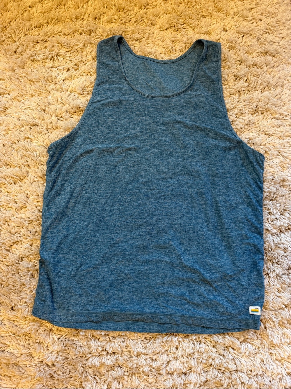 Vuori Strato Tech Men's Tank Top - Sapphire Heather
